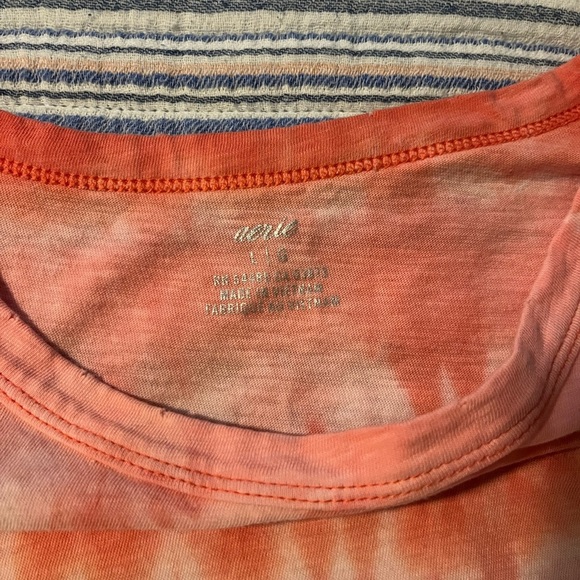 Aerie Pink Tie Front Short Sleeve T-Shirt - Picture 4 of 13